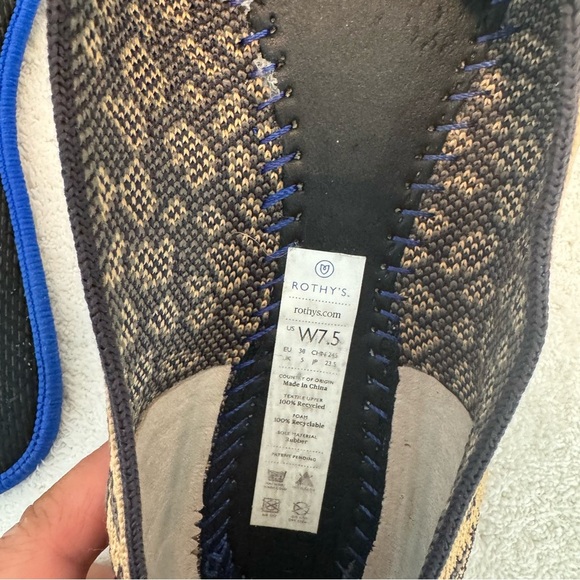 Rothy’s The Flat Round Toe Shoes in Retired Cheetah Print size 7/5 - Picture 9 of 9